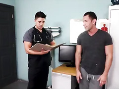 Cute Latino Doctor Gives His Patient A Good Blowjob - ExtraBigDicks