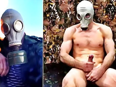 Hot RUSSIAN soldier FOUND a secret BUNKER where HE JERKS OFF and CUMS