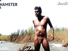 Aaj to ganga Nadi me nanga snan kiya nude jordiweek in the ganga river place