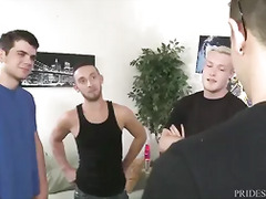 Cock Virgins Sucking 3 Dicks At Once
