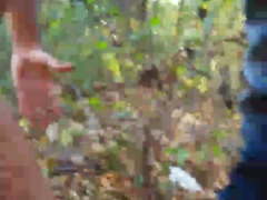 BG Gay Spank Lover Cums In The Woods While Sucking a Gypsy