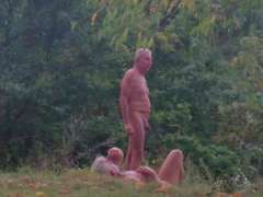 Nudist grandpa at the beach - 6