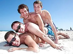 GAYWIRE - Vince Ryan, Spencer Fox, Daniel Freeman and Swiss Having A Fun Day Out