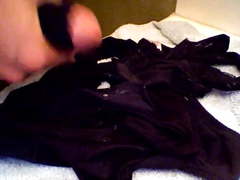 All Black Panties - Moms on her period